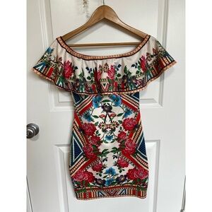 FORVER 21 Floral Off-Shoulder Dress